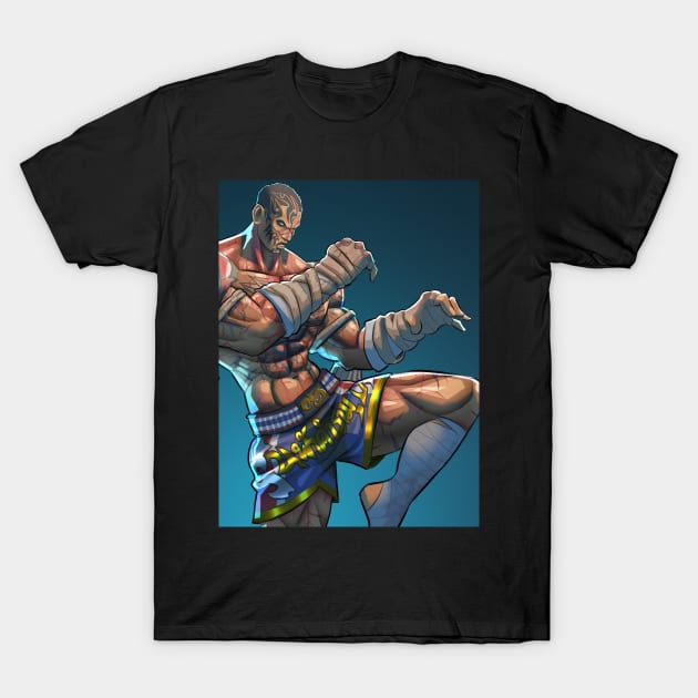 Tekken 7 Fanart - Fahkumram Collection T-Shirt by Beckley Art